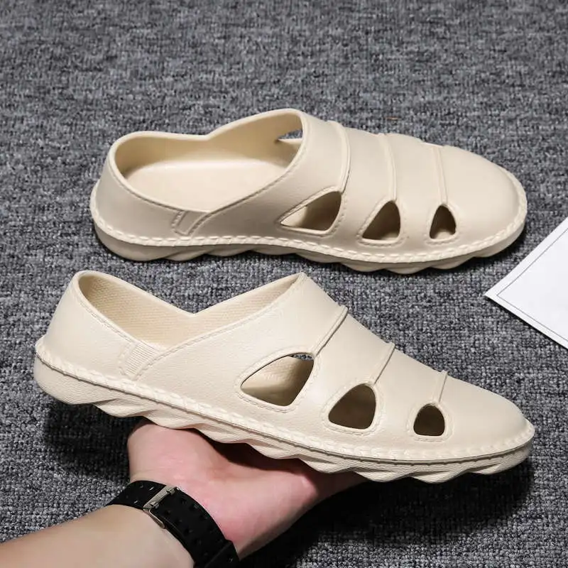 

Male Slipper Dad Shoes Men Casual Leatherette Men's Slip-Ons Badminton Heel Sandal Goth Tennis Minimalist Youthful Aqua Laufen