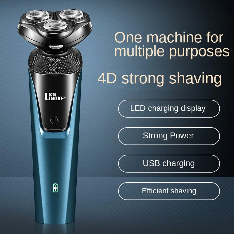 

Blackstone Electric Face Shaver Razor for Men 3D Floating Blade Washable USB Rechargeable Shaving Beard Machine
