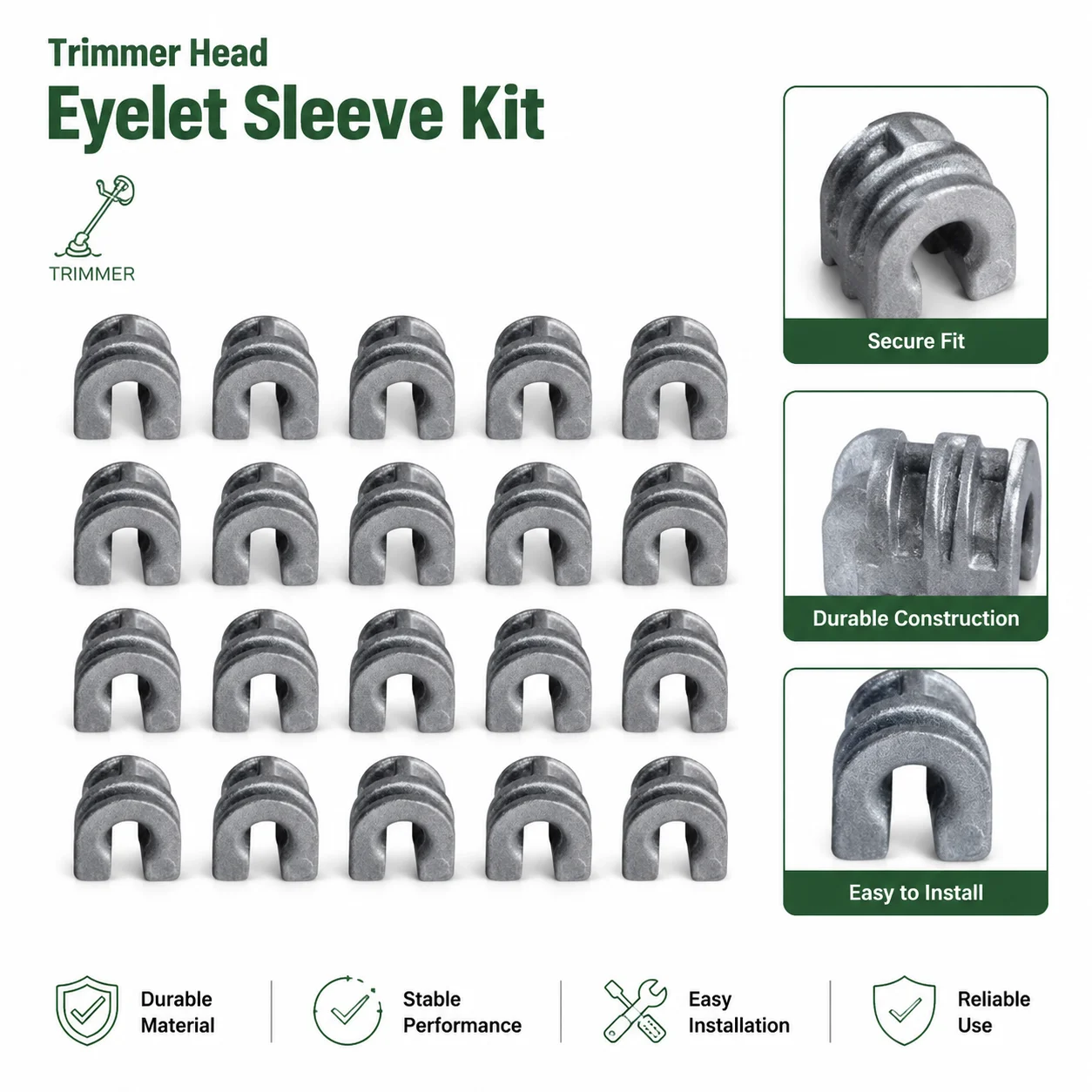 Фото Комплект втулок для триммерной головки Stihl FS44 FS55 FS56 FS60 FS61 FS62 FS65 FS70 FS74 FS76 FS80 FS81 KM55 KM85 KM90 KM110 KM130 №4