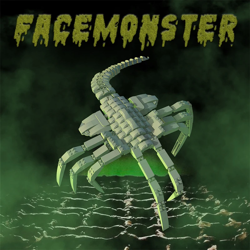 

Фигурки-конструкторы MOC aliod Facehugger, фигурки животных, механическая модель, космическая война, строительные блоки, игрушки для детей, подарки