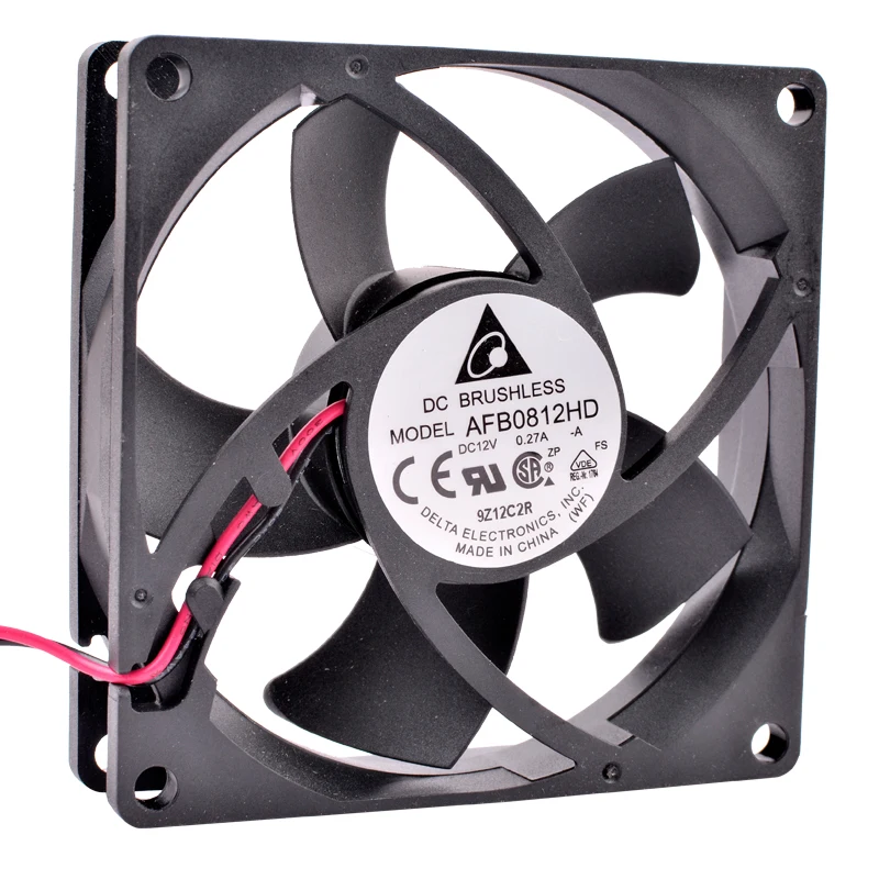 AFB0812HD 8 см 80 мм 80x80x20 мм 8020 12 В 0.27A 2-линейный источник питания усилитель устройства охлаждающий вентилятор