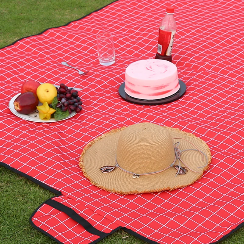 

Ins Wind Picnic Cloth Outdoor Camping Waterproof Portable Beach Picnic Mat Park Picnic Lawn Mat