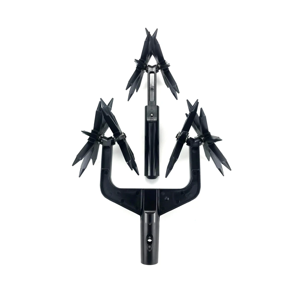 

Portable Manual Soil Scarifier Turning Tool Lawn Garden Aerator Rotary Tiller Garden Cultivator Ripper Tool