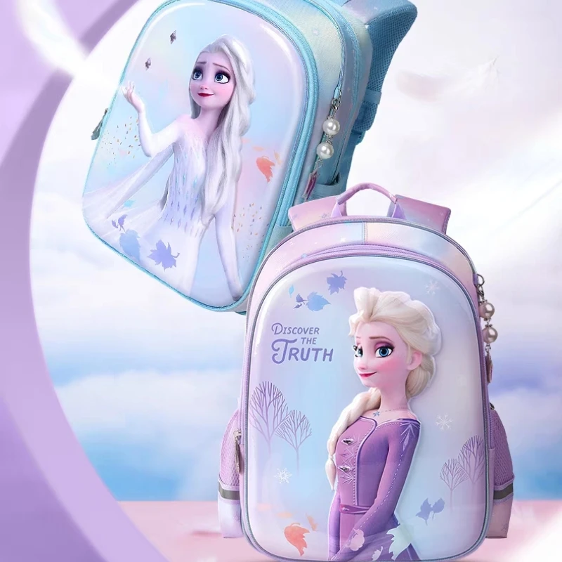 

Школьный рюкзак для девочек Disney Frozen Aisha, милый детский рюкзак для начальной школы, милый портативный вместительный, подарок на день рождения