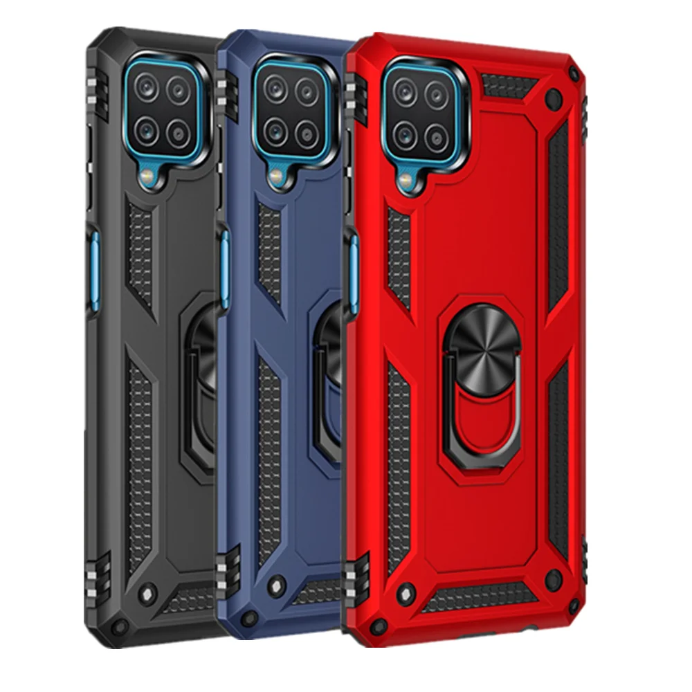 

Rugged Shocked Armor Stand Case For Samsung Galaxy A12 A52 A50 A51 A32 A21S A31 A71 A70 A72 A22 A01 A03s A02 A20 M31 Ring Cover