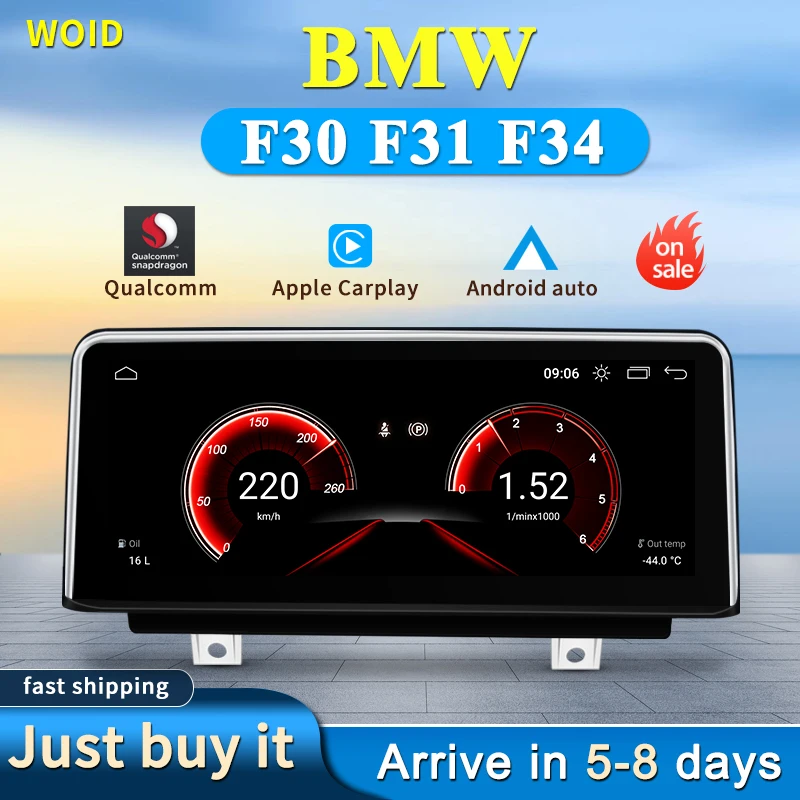 

WOID Qualcomm Snapdragon 8 ГБ 64 ГБ Android Авто Carplay для BMW 3 4 серии F30 F31 F32 F33 автомобильный видеоплеер умный Стерео Gps экран