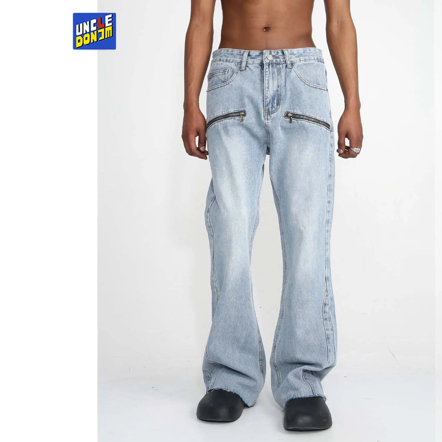 

Zipper Jeans for Men Streetwear Men Jeans Hombre Casual Y2k Men’s Jeans Fashion Men Luxury Jeans Dropshipping