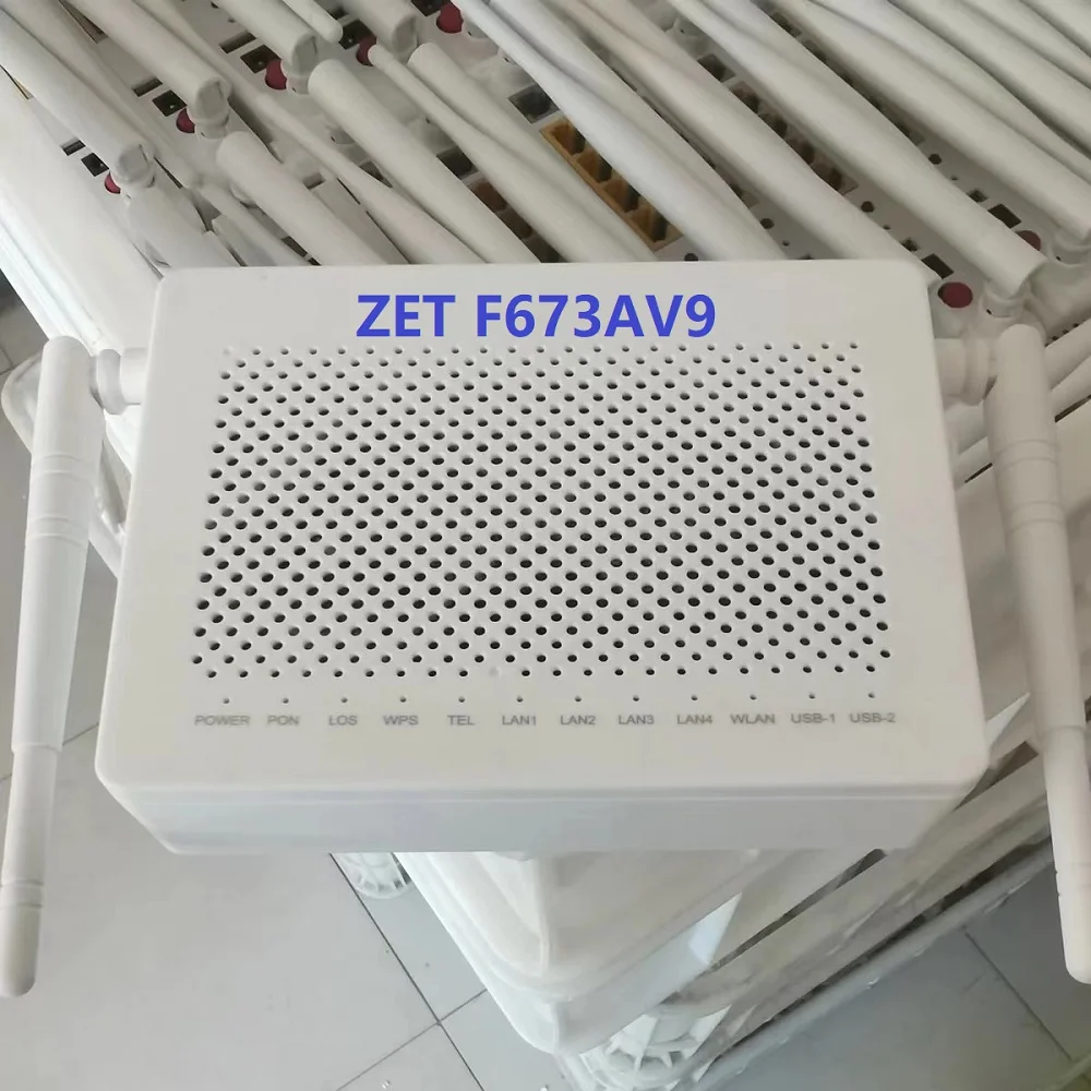 Новинка оригинальный двухдиапазонный маршрутизатор GPON ONU F673AV9A F673AV9 FTTH 4ge + 1tel 2usb Ac