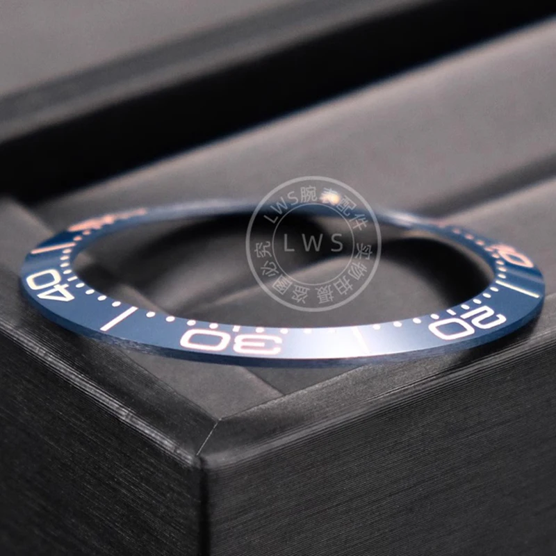 Scale CircleFor OMEGA SEAMASTER 300 Watchband With 38x30.7mm 40x31.6mm 42x34.4mm Watch Ring Ceramic