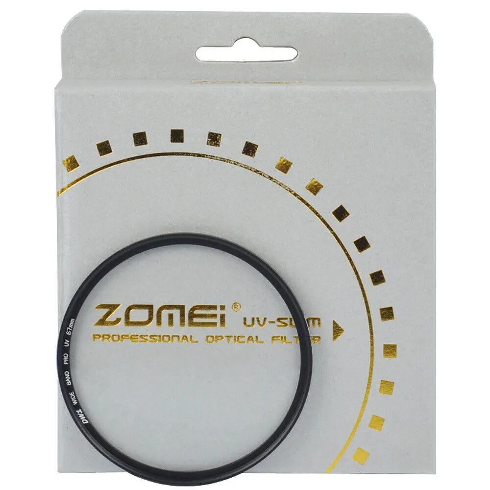 

Zomei 67mm Ultra-thin Slim Lens Optical Glass Ultra-Violet UV Protector Filter for Canon Nikon Sony Camera 67mm Lens