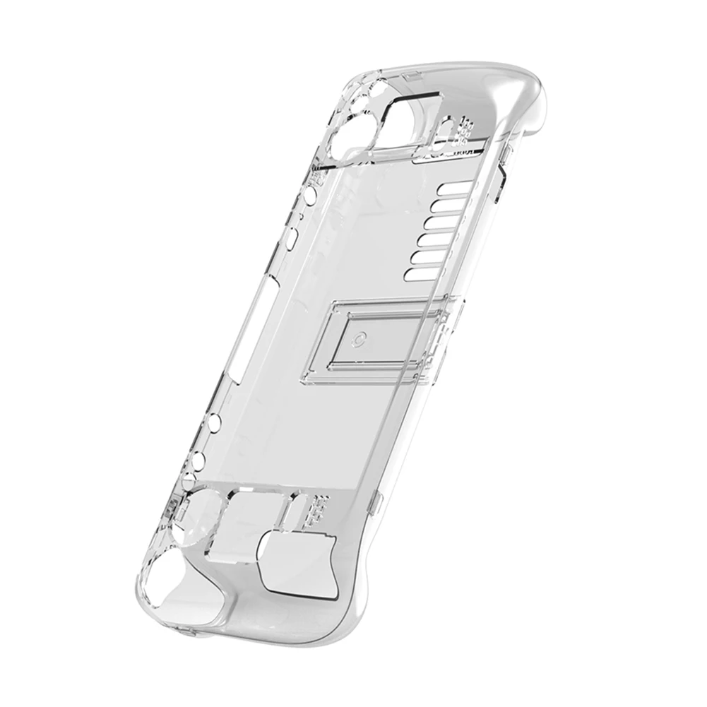 

Protective Game Console Anti Slip PC Shell Back Case Fit for Steam Deck Crystal Clear Game Console Cover