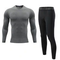 sports suit mens kids track field workout clothing compression tights sports top pants jogging fitness base layer skin thermal