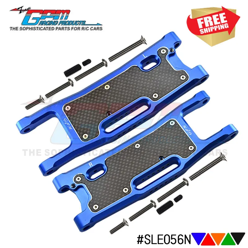 

Radio control RC Car aluminum rear lower suspension arm for TRAXXAS 1/8 SLEDGE option upgrade parts