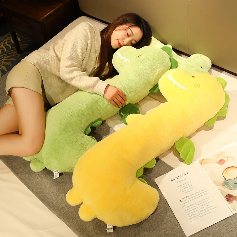 

Zqswkl Dinosaur Long Girls Sleeping Leg Pillow Plush Toy Bed Cushion Children's Doll Birthday Gift for Girls