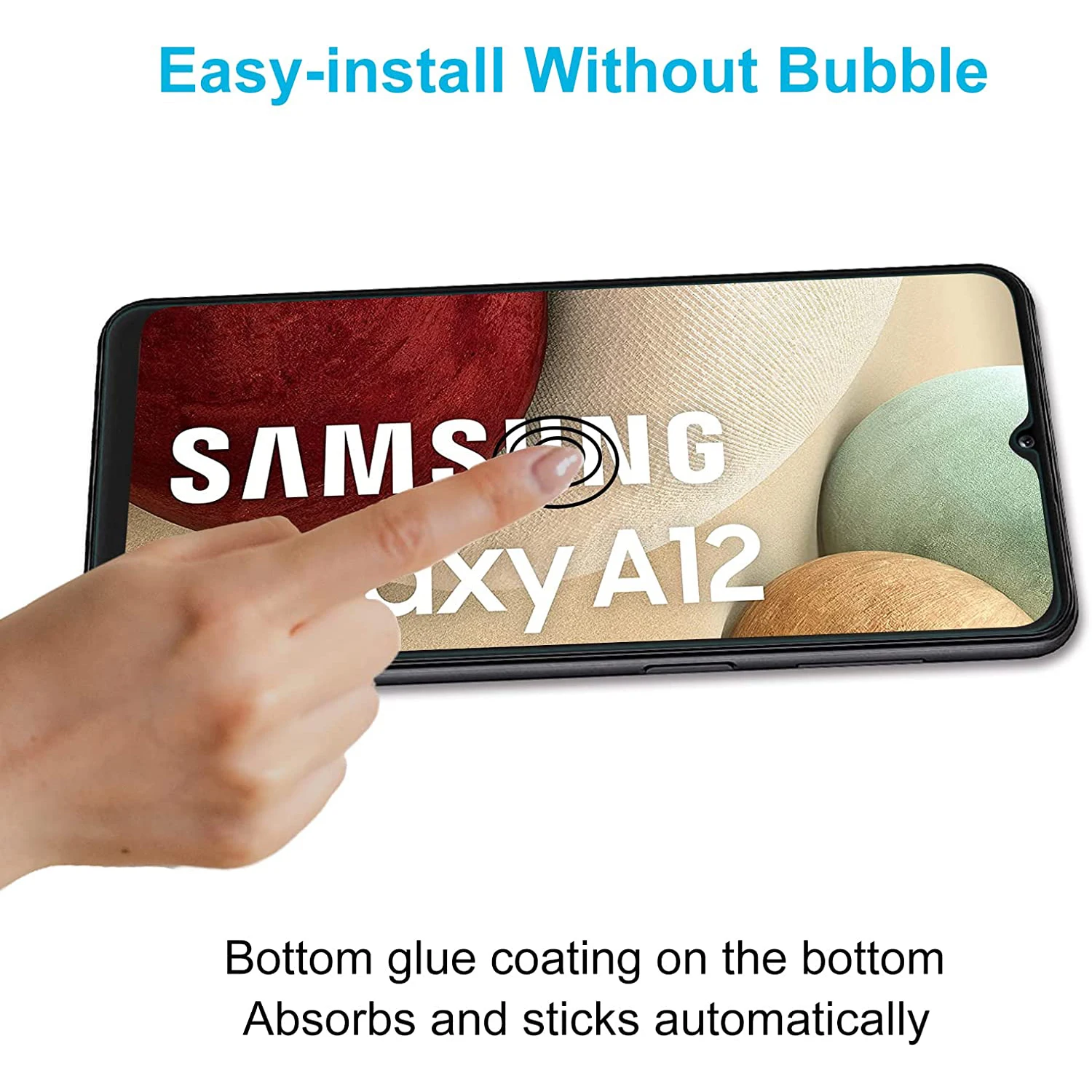 2/4Pcs Screen Protector Glass For Samsung Galaxy A12 M12 F12 Nacho Tempered Glass Film