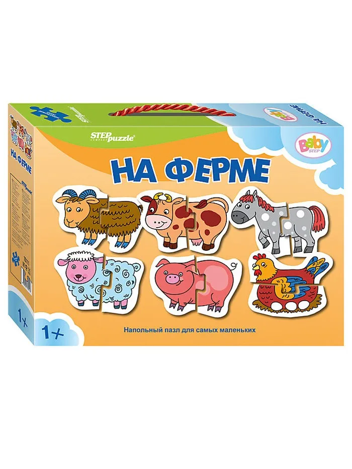 Напольный пазл &quotНа ферме&quot 70111 STEPpuzzle | Игрушки и хобби