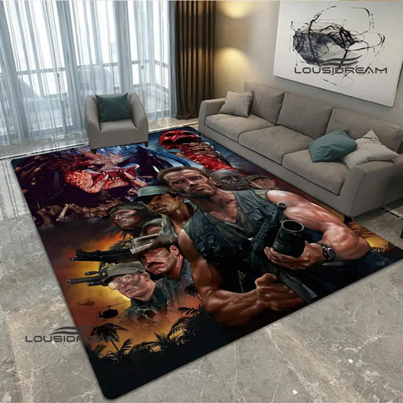 

Alien vs. Predator printed carpet living room bedroom beautiful carpet non-slip doormat photography props birthday gift