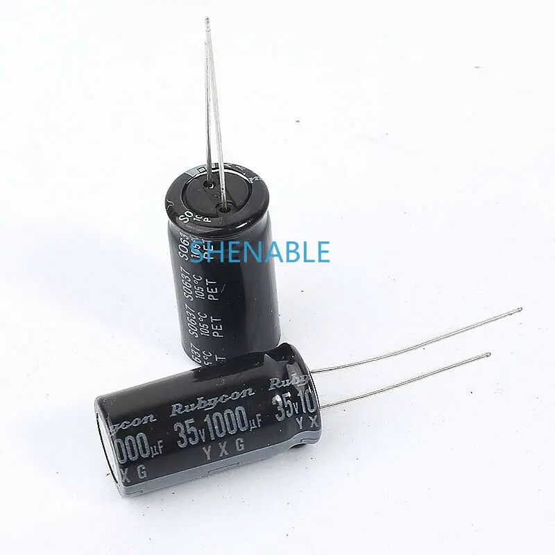 

10pcs RUBYCON YXG 1000uf 35v 1000mfd Capacitor long-life 105℃ 12.5*25mm