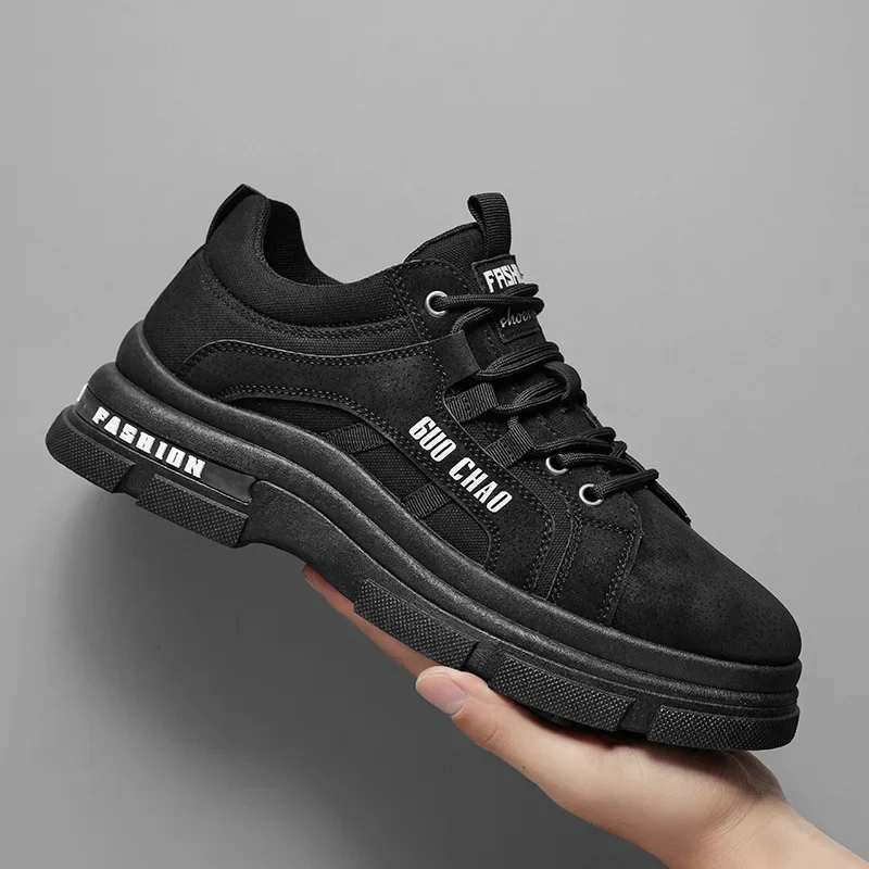 Мужская спортивная обувь повседневная на толстой подошве Износостойкие и