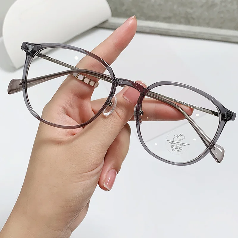 Женские готовые очки для близорукости в металлической оправе TR90 с диоптриями 0 -0 5