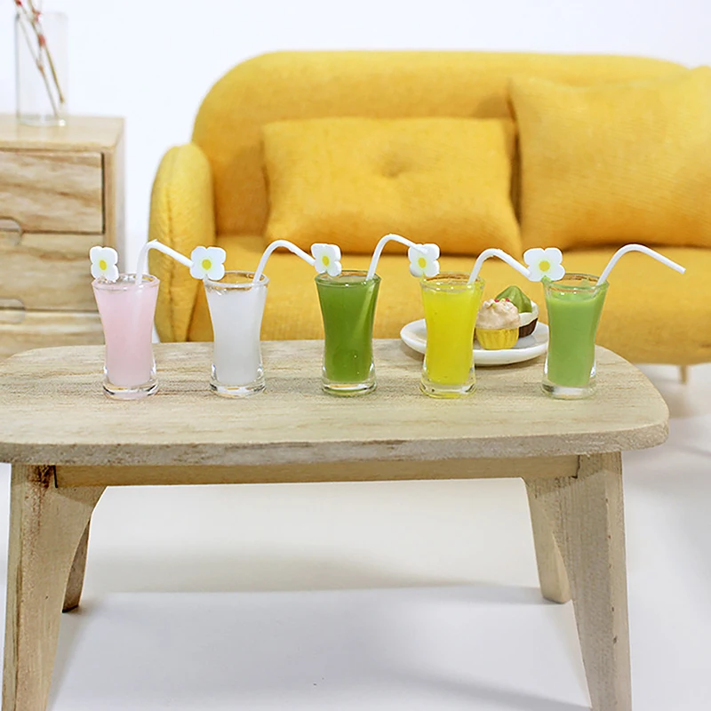1 шт. в масштабе 1:6/1:12 Миниатюрный Кукольный домик игрушка коктейль напитки модель