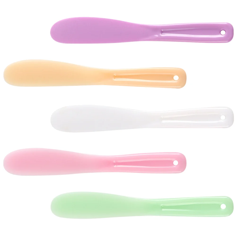 

Sticks Silicone Mixing Stir Stirring Facial Makeup Resin Applicatorepoxy Spoon Rod Spatula Beauty Plate Face Cream Tools Diy