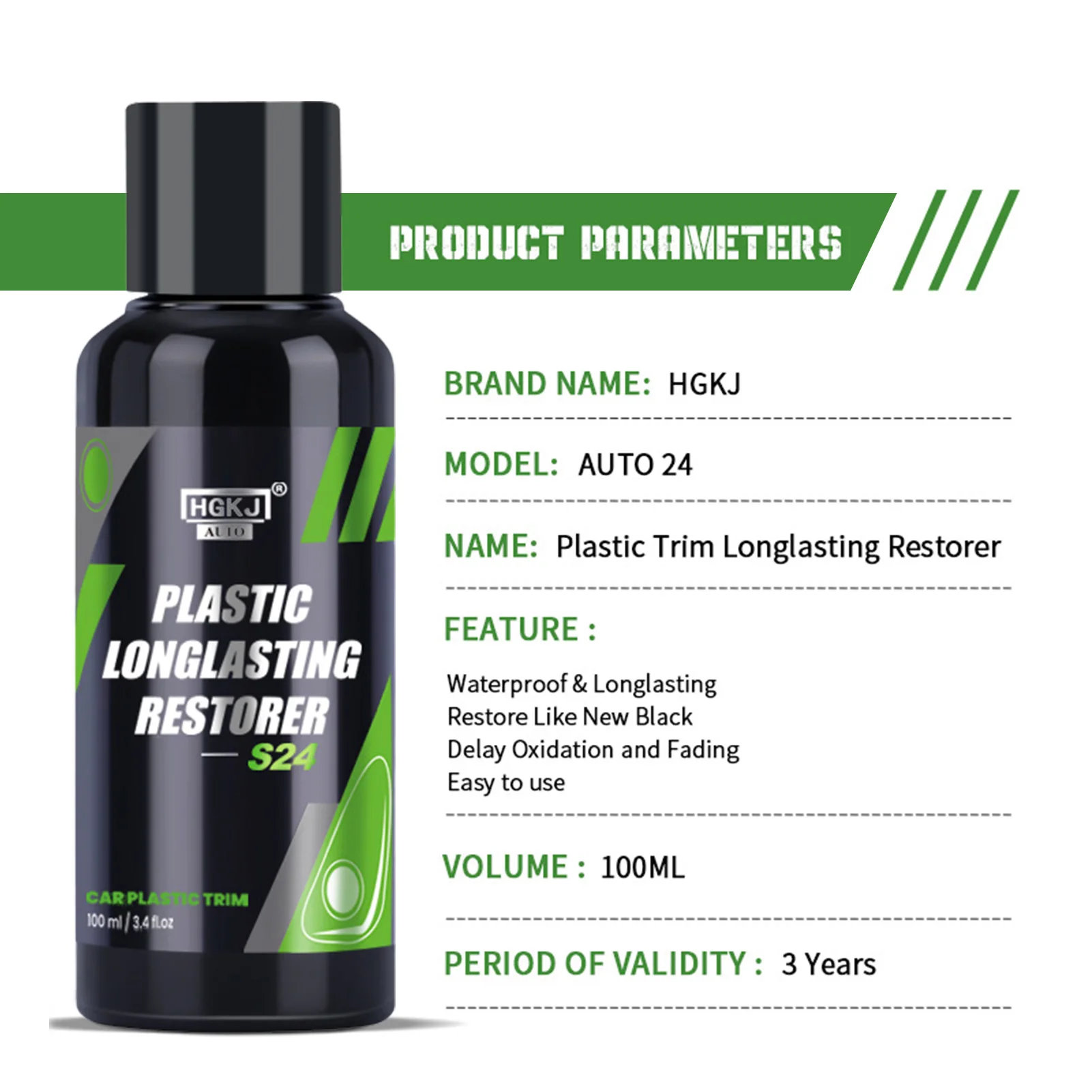 Средство для восстановления автомобильных пластиковых деталей