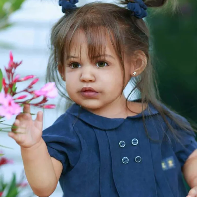 

29 Inch Reborn Doll Set Linh Life Real Toddler Size Fresh Color Soft Touch Cute Birthday Christmas Gifts Doll Toy