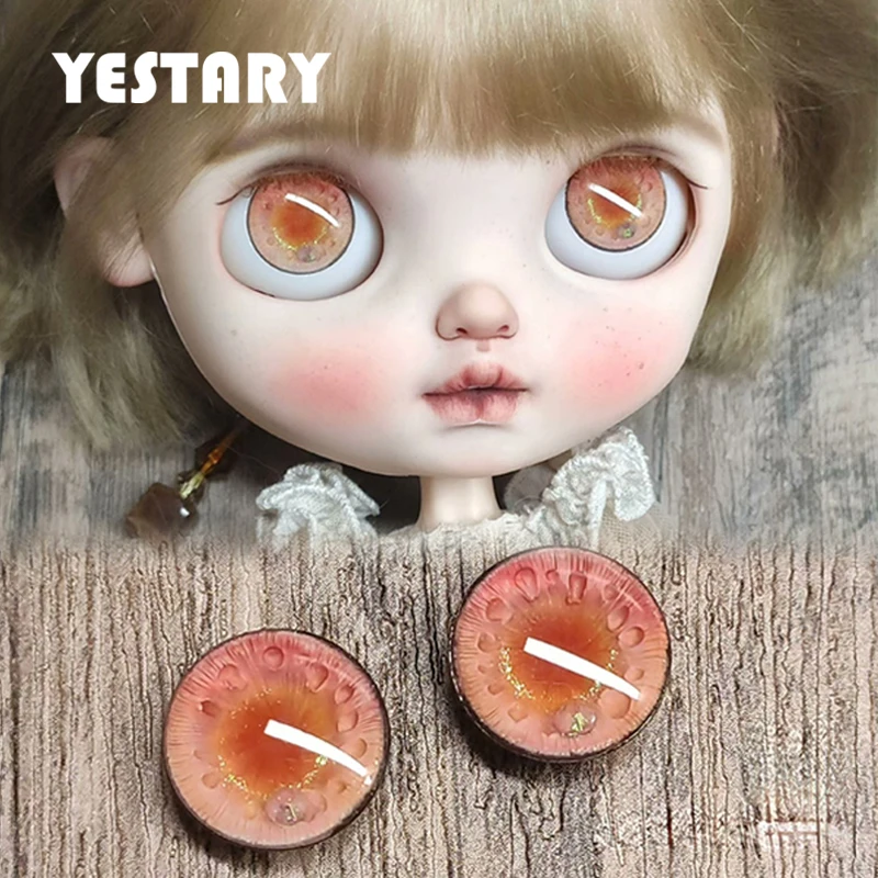 

YESTARY BJD Doll Accessories Blythe Doll Eyes For Toys Sparkling Eyes For Dolls Crafts Fashion Magnet Eye Toys For Blythe Dolls