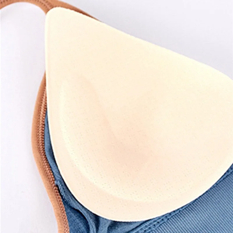 Топ женский хлопковый бесшовный на молнии спереди с чашками пуш-ап | Женская