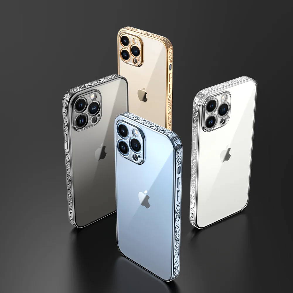 

2022 Fashion Plating Case For iphone 13 pro max 12 pro 11 TPU Phone Protective Cover Coque for iphone 11pro max
