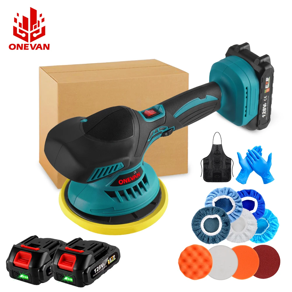 Беспроводная Автомобильная полировальная машинка 21 в 7000 об/мин регулируемая