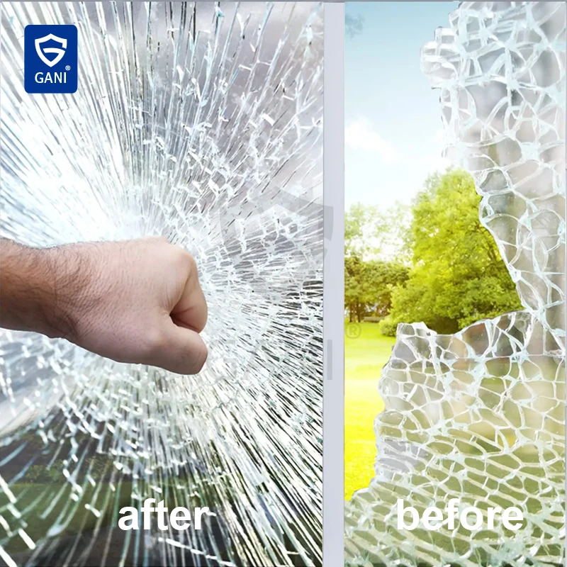 Взрывозащищенная прозрачная пленка для окон 2 мил 4 мил 8 мил 12 мил премиум-класса мебель домашний Декор сад