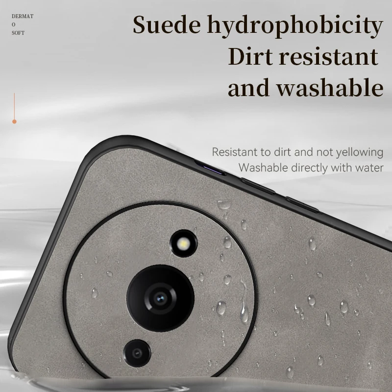 Роскошный магнитный мягкий кожаный чехол из овечьей кожи для телефона Xiaomi Redmi A3