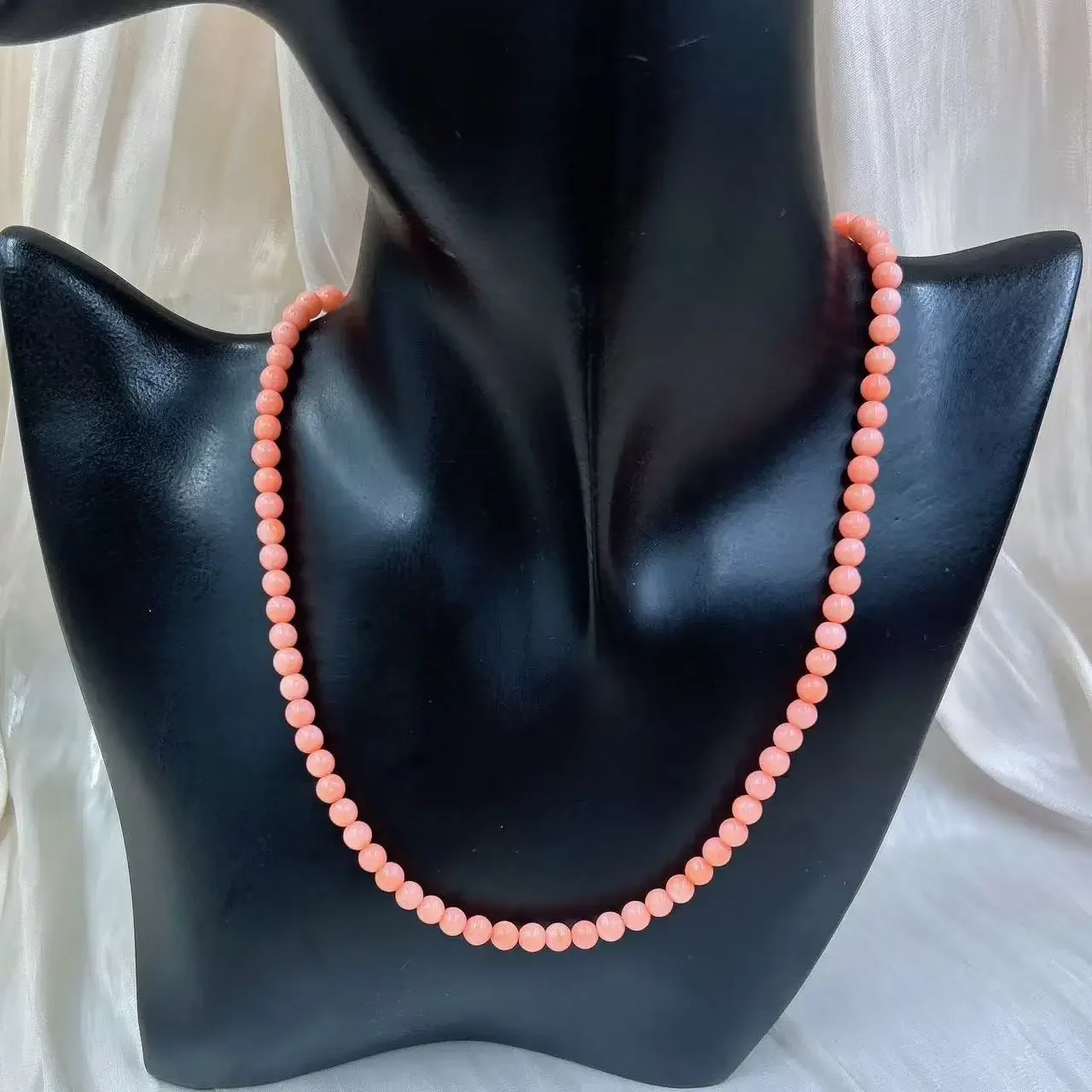 6 мм розовые винтажные ювелирные изделия из натурального морского бамбука