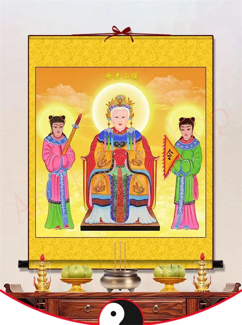 Портрет старой мамы Лишань украшение для дома Кастомизация благоприятного
