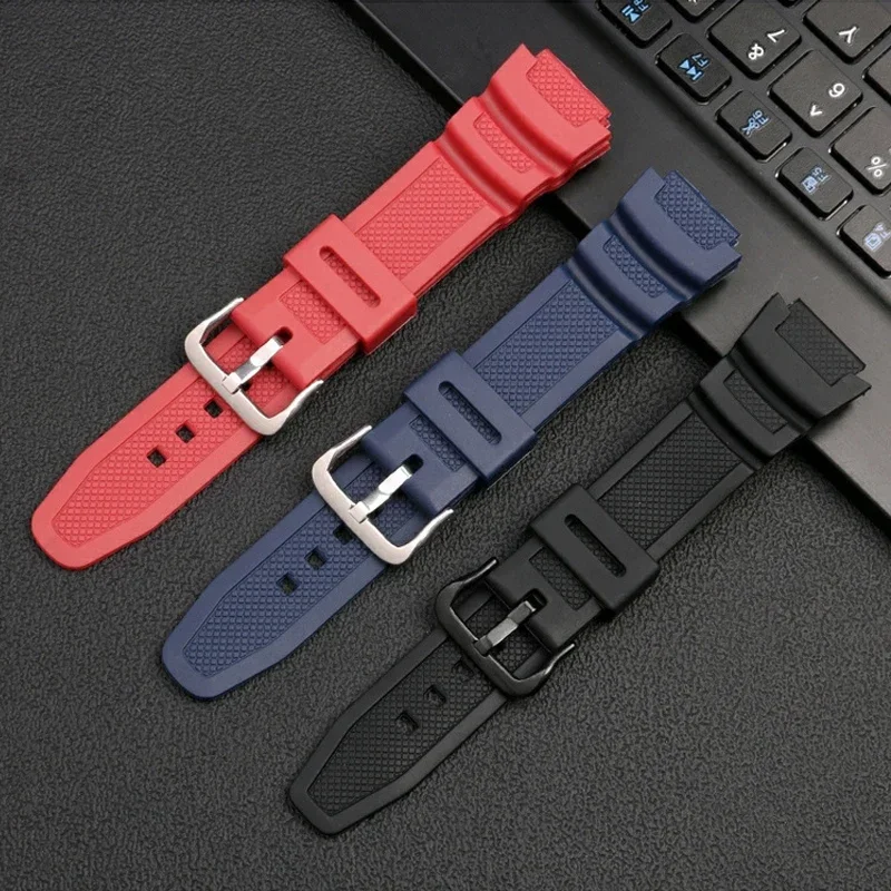 Фото Резиновый ремешок для Casio AE-1200WH AQ-S810W MRW-200H W218H SGW-300/400 для Casio AE-1000W, аксессуары для часов, ремешок 18 мм №2