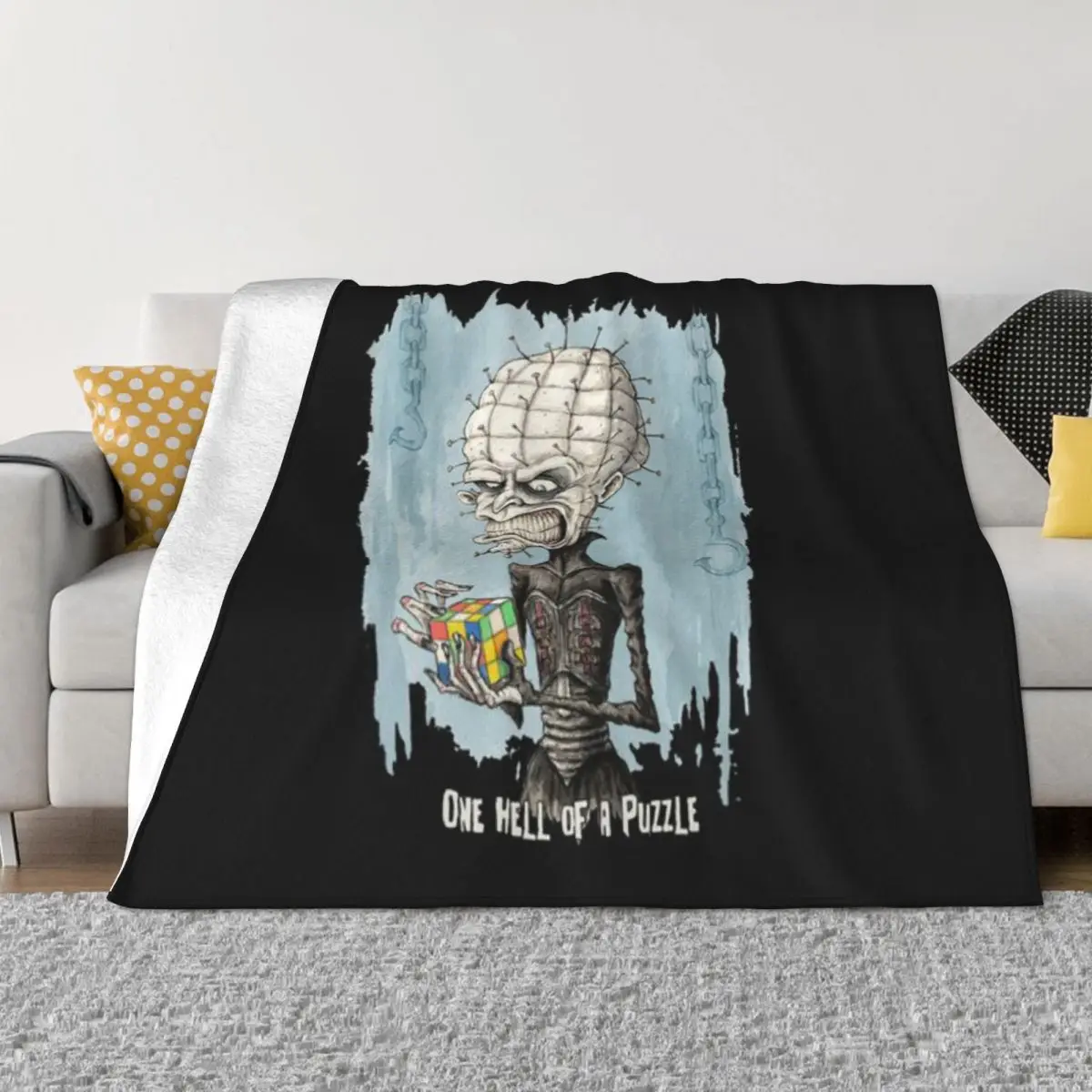 Один ад головоломки. Ультрамягкое одеяло из микрофлиса.