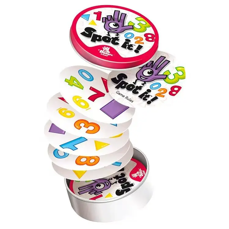 

SPOT IT Playing Card Game With Metal Box Enjoy It For Family Gathering Frozen/ Double HP/Classic Red / MLG 2020 High Quality
