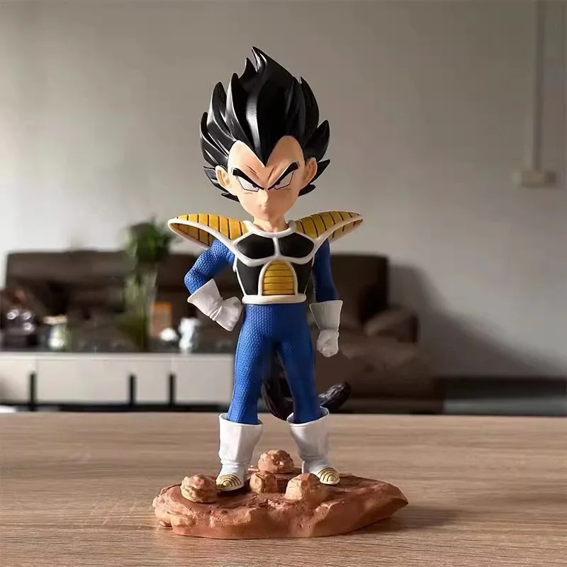 

21cm Dragon Ball Anime Figure Little Prince Bejīta Standing Collection Decoration Desktop Action Figure Model Children Gift Toys