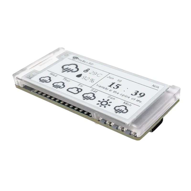 Местластичная электронная бумага Heltec Smart Price Tag Monitor E213 LoRa ESP32 SX1262 Комплект