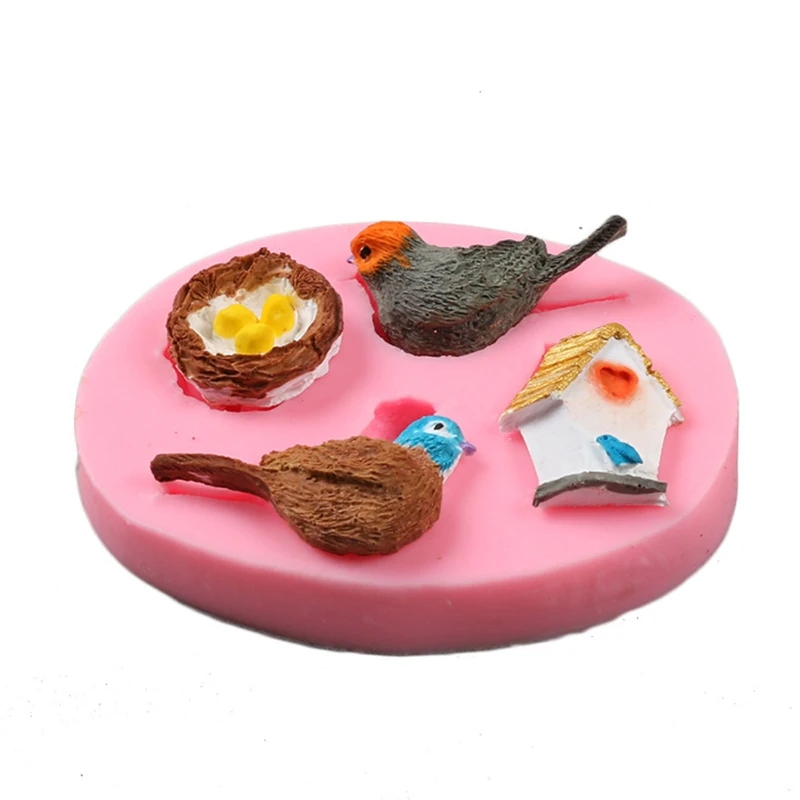 Формы для шоколада формы в виде гнезда и птиц форме яйца конфет искусственный