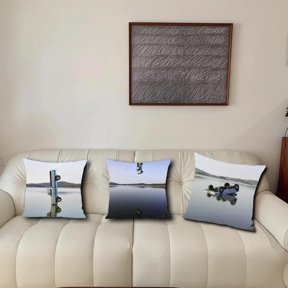 Signer F-1 T-Trillion Pillow Case Square Cushion Room Bedroom Headboard Sofa Living Backrest Car Accessories Nap Time