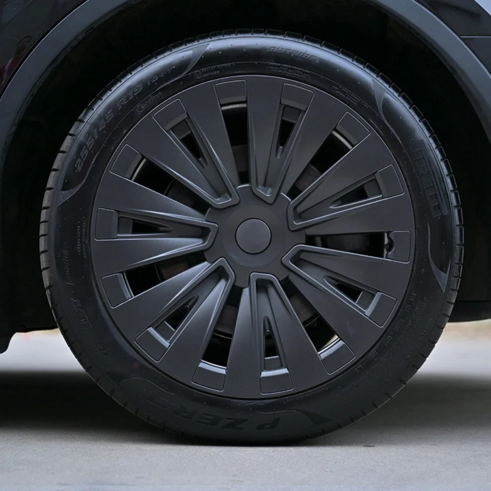 Колпачки на колеса для Tesla Model Y 2021-2024 колпачки 19 дюймов сменные PA + PPE комплект