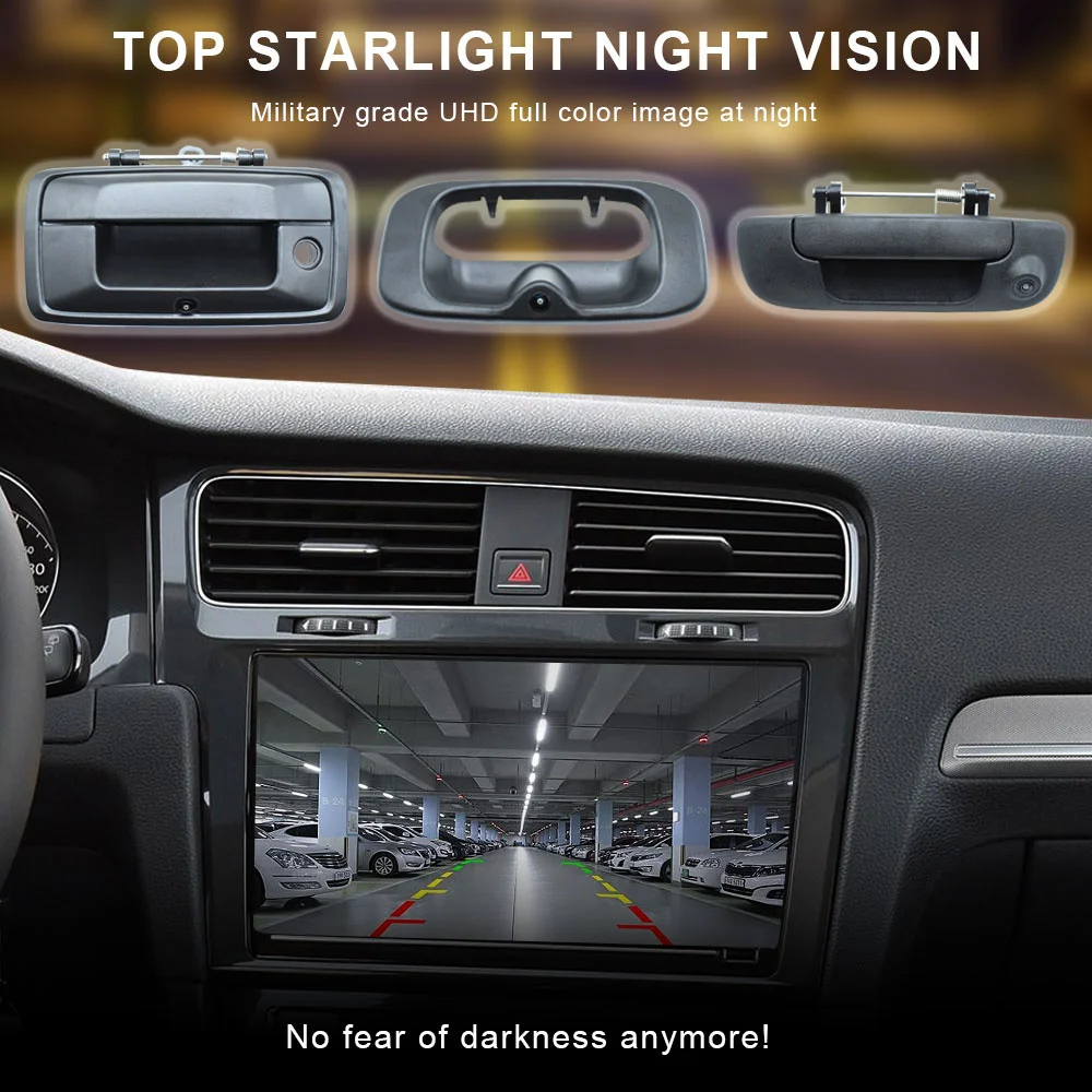 AHD 1920x1080P 170 ° Автомобильный пикап ручка багажника камера заднего вида для Ford F150 F250