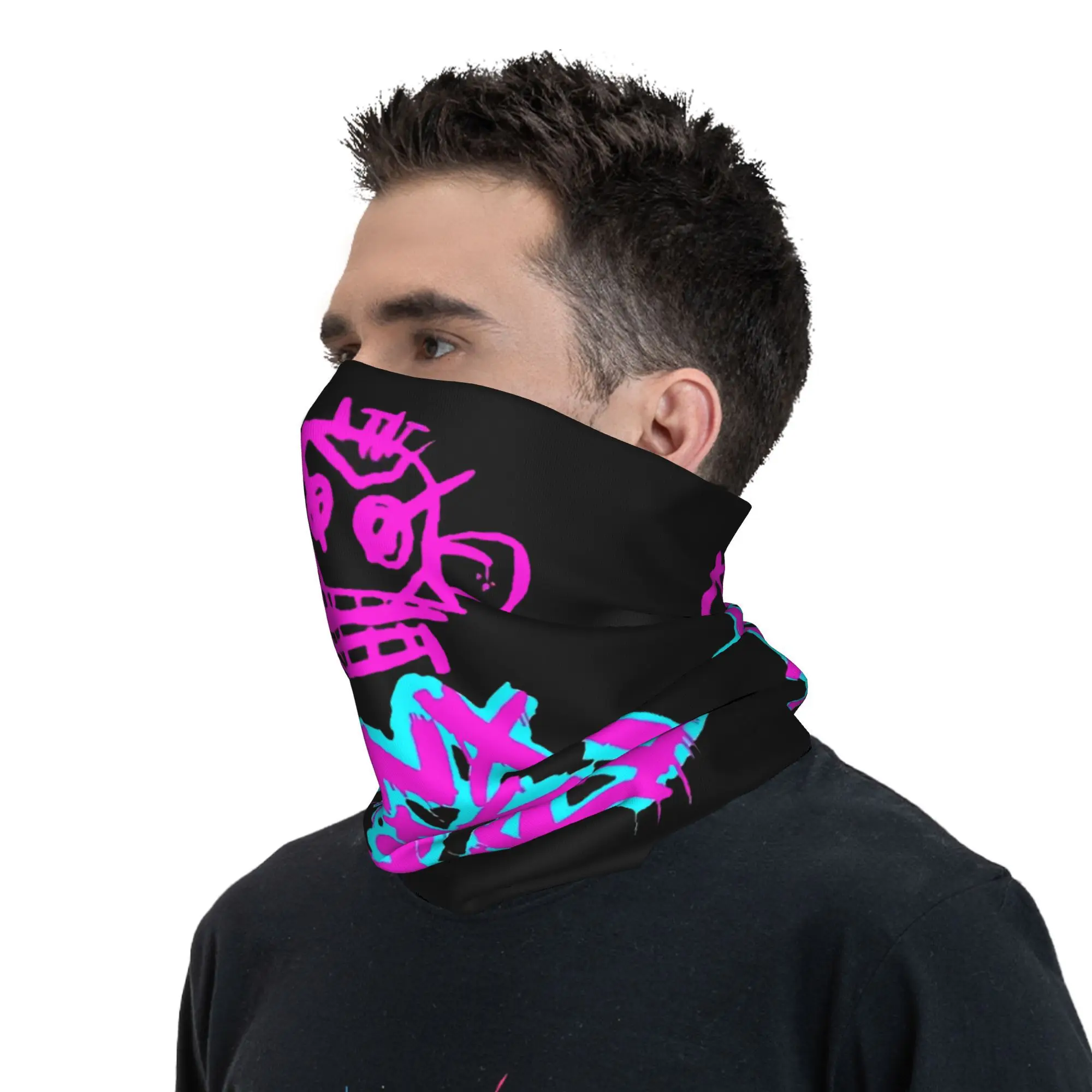 Винтажная бандана с изображением обезьяны J-Jinxs на заказ зимняя теплая для шеи