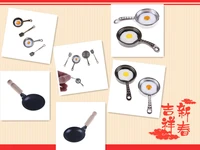 frying egg pans for dolls house kitchen accessories doll house decor 112 scale dollhouse miniature kitchen accessory