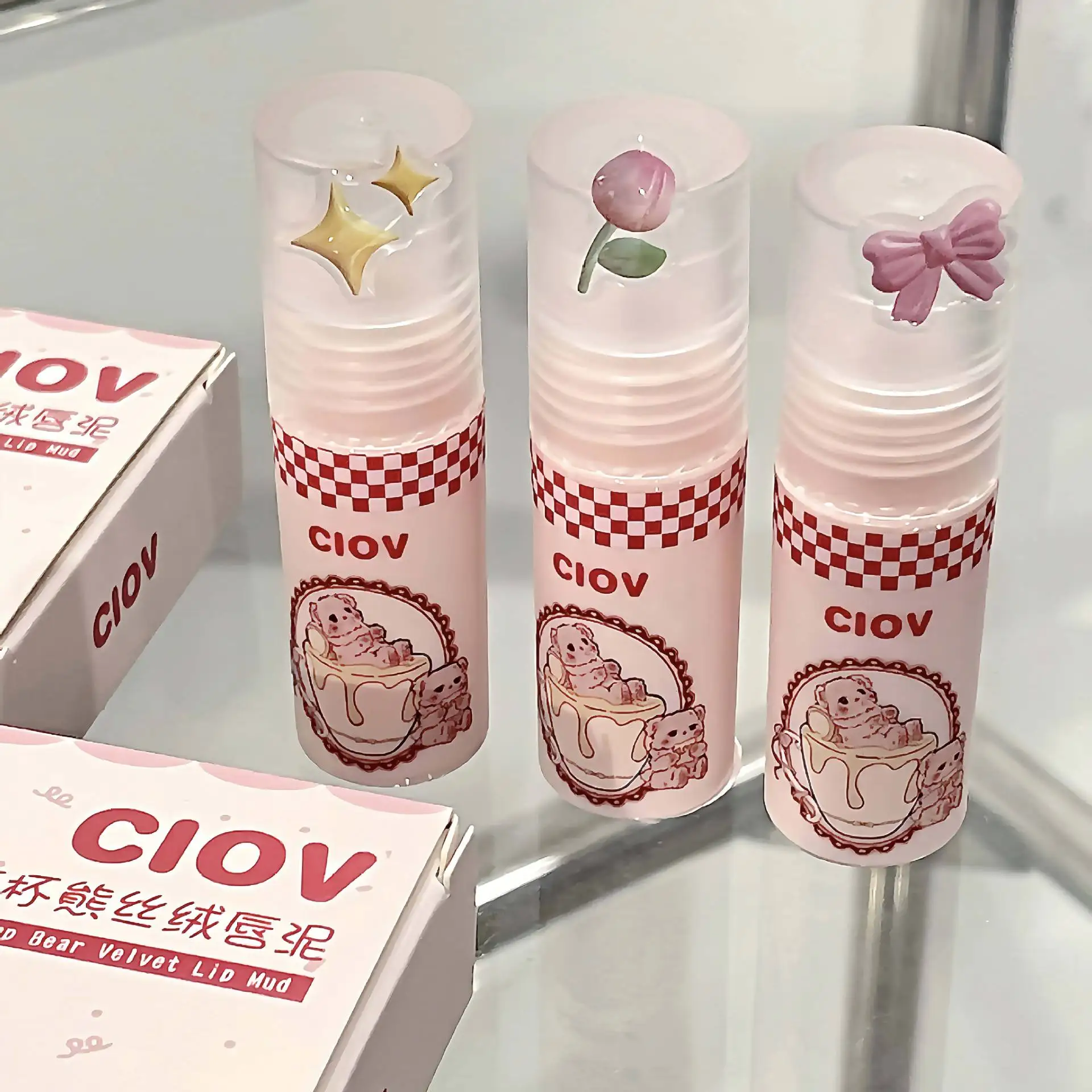 3 шт./набор водостойкая матовая губная помада