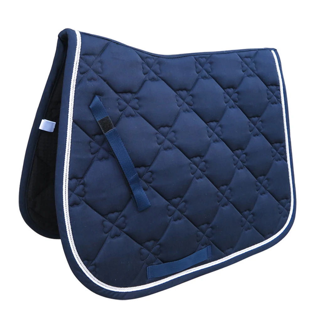

Shock Absorbing Dressage Soft Supportive Performance Cotton Blends Cover Horse Riding Equipment Saddle Pad Sports All Purpose