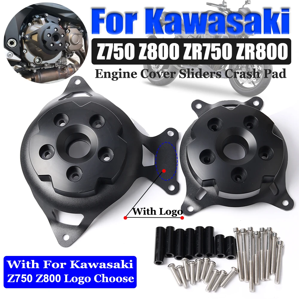 

For Kawasaki Z750 Z800 Z 750 Z 800 2013-2020 2018 2019 Motorcycle Engine Guard Protector Shield Stator Cover Sliders Crash Pads